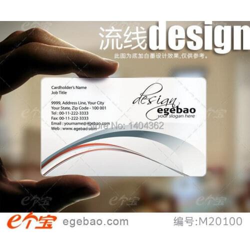 Custom artwork business cards visiting card printing transparent plastic Business Card 85.5mm*54mm NO.2151