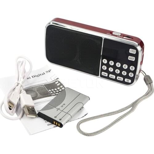 Portable HIFI Mini Multifunctional Digital MP3 Radio Speaker USB TF FM Radio