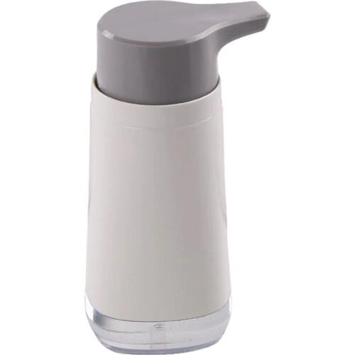 Manual Press Shampoo Soap Dispenser ABS + AS Material Bathroom Shower Liquid Lotion Pump Container Bottle