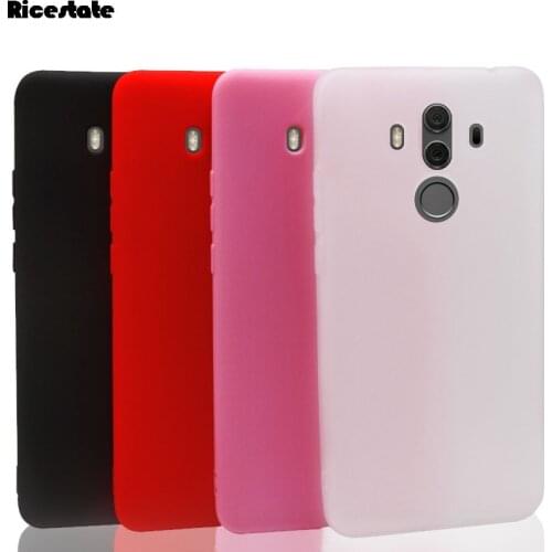 Huawei Mate 9 10 20 30 series Silicone Back Cover Huawei Mate 9 10 20 30 lite Mate 30 Pro Matte Soft Case