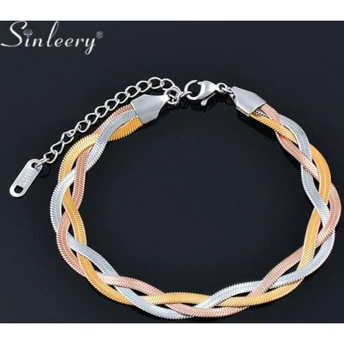 Плетеные браслеты SINLEERY China At AliExpress