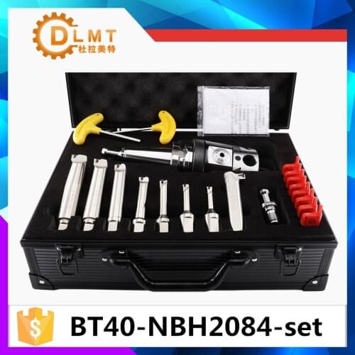 NBH2084 8-280mm Boring Head System+BT40 NT40 SK40 R8 MT5 MT4 MT3Holder +8pcs 20mm Boring Bar Boring rang 8-280mm Boring Tool Set