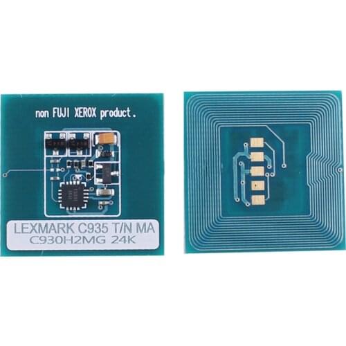 Compatible C930H2KG C930H2CG C930H2MG C930H2YG Toner Chip For Lexmark C930 935 Printer