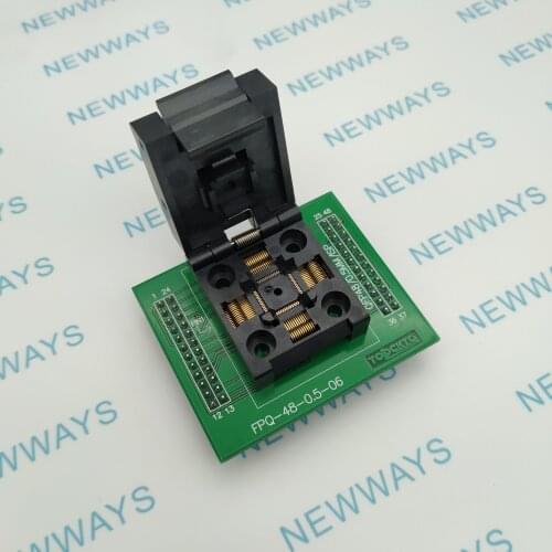 Tqfp48 To Dip48 Lqfp Qfp48-0.5 Adapter Programming Programming Ic Socket Test Stand