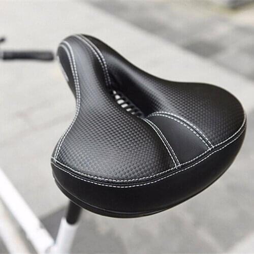 Cycling Sport Wide Big Bum Bicycle Saddle Seat Road MTB Bike Soft Pad Cushion
