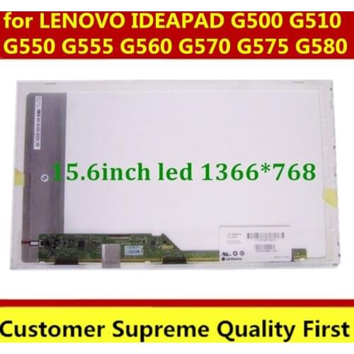 15.6" For Lenovo G500 G510 G550 G555 G560 G570 G575 G580 G585 B560 15.6" WXGA Laptop LED LCD Screen free shipping