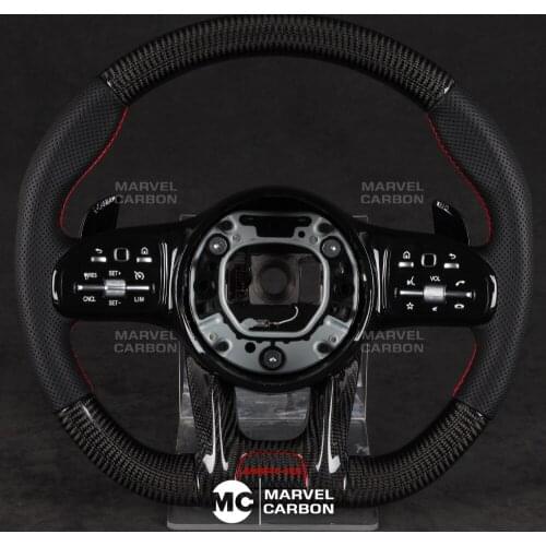 100% REAL CARBON FIBER STEERING WHEEL COMPATIBLE WITH Benz AMG