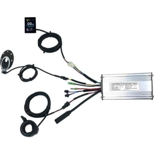 36V/48V 500W 22A, Brushless DC Ebike Controller+KT-LCD8S Display+Finger Dial + Sensor One Set, for 500W Ebike Kit