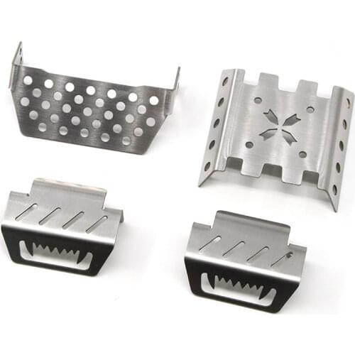 Chassis Armor Metal Shield Guard Plate RC Car Parts YK4102 4101 4103 YIKONG YK Crawler Model Cars Original Upgrade Accessories