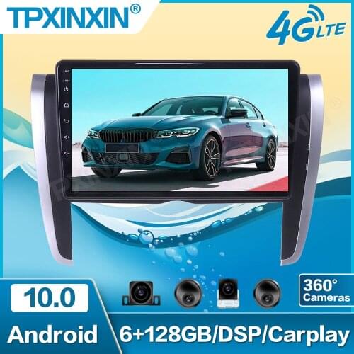 Android 10 WIFI 4G Car Radio Multimedia Video Player GPS Navigation For Toyota Allion Premio 2007-2015 6GB+128GB Tape Recorder