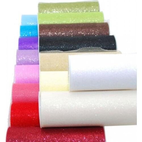 Glitter Tulle Roll 6"x25yd Tutu Wedding Gift Bow carft wedding Deco 24 colours available