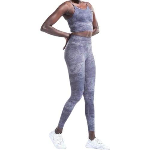 Retro Print Quick Dry Workout Gym Yoga Pants Tights Women High Waist Hip Lifting Squat Proof Fitness Athletic Running Leggings