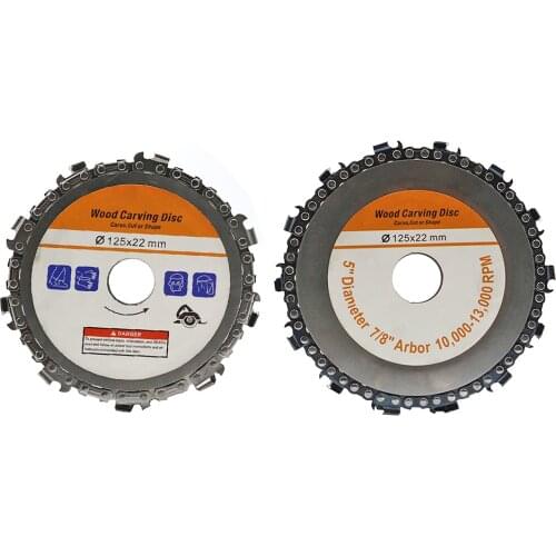 Chain Grinding Machine Chain Saw Disc Woodworking Chain Tool Multifunctional Wood Carving Disc Angle Grinding Tool