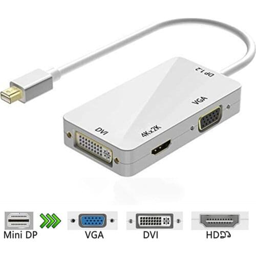 Thunderbolt 2 dock multiport hub Mini Displayport to VGA Hdmi 4K Dvi Adapter converter for macbook Mac book pro Surface
