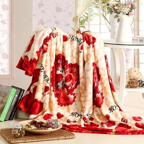 Tulip Blanket 120x200cm High Density Super Soft Flannel Sofa Bed / Bed Sheet / Portable Bedspread / Travel / Shawl / Camping
