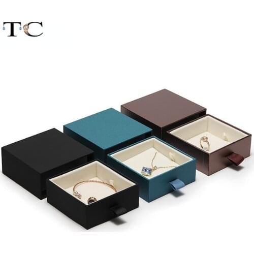 Bracelet Earrings Container Necklace Holder Ring Box Packaging Pull Out Box Lots Bulk Jewelry Gifts Box Necklace Organizer