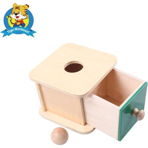 Montessori Imbucare Box w/ Ball toy