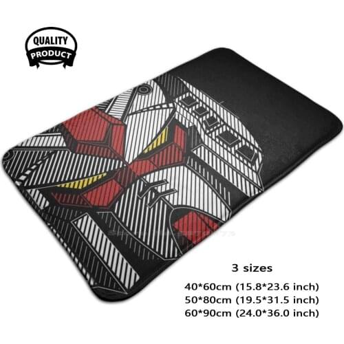 095 Am Rx78 - 2 Full Door Mat Foot Pad Home Rug Am Rx78 Mobile Suit Mecha Robot Amuro Ray Char Aznable Zaku Zeon Head Face