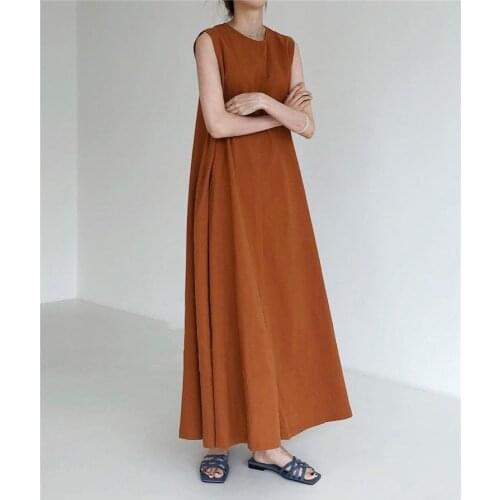 New One Size Sleeveless Dresses Loose For Pregnant Women Maternity Dress Linen Pregnancy Clothing