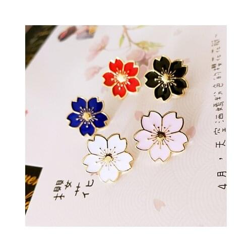 New fashion Cartoon cherry blossom brooch For Women Accessories jewelry wholesale