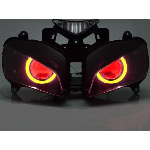 Motorcycle Custom Front headlight Projector HID Assembled Head Lamp For Honda CBR1000 CBR 1000 2004 2005 2006 2007