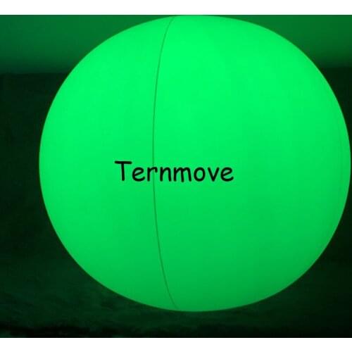 PVC inflatable led beach ball water floating balloon sale New design PVC inflatable led throw ball for concert party
