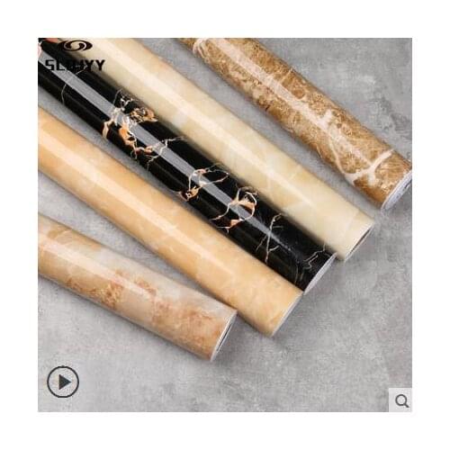 Self-adhesive wallpaper thick marbled sticker furniture refurbished kitchen oil-proof stickers bathroom waterproof wallpaper