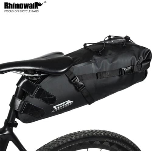 Rhinowalk Bike Saddle Bag Bicycle Waterproof Bike Pannier Bag MTB Road Cycling Rear Pack Tail Seat Bag Bicycle Bag 3/5/10/12L