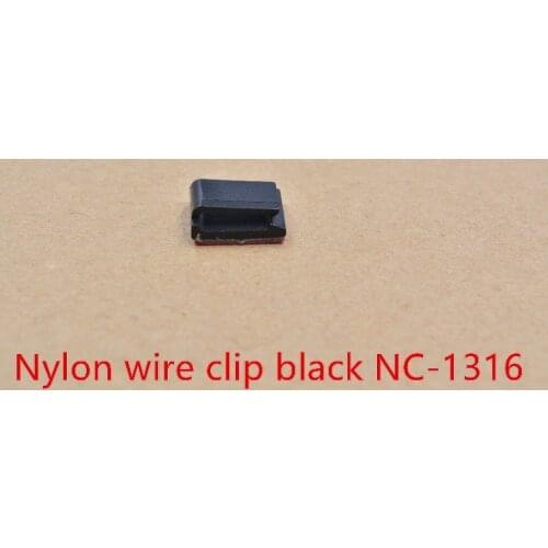 Stick type wiring fixed seat nylon wire clip black plastic self adhesive wire tie base cable clamp clip # black NC-1316 10pcs