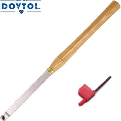 Wood Lathe Turning tools 18.5 Inches Finisher Carbide Tipped Lathe Chisel Tool Bar With Ci3 12mm Round Carbide Insert Cutter