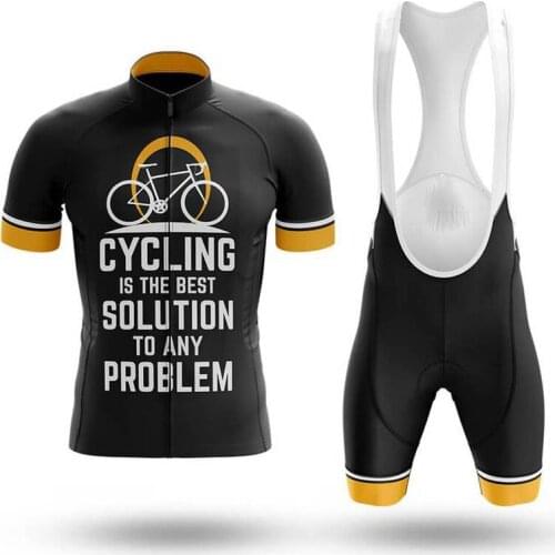 SPTGRVO Cycling Set Bike Uniform Summer Cycling Jersey Set Mens Road Bicycle Jersey MTB Bicycle Wear Polyester Cycling Clothing
