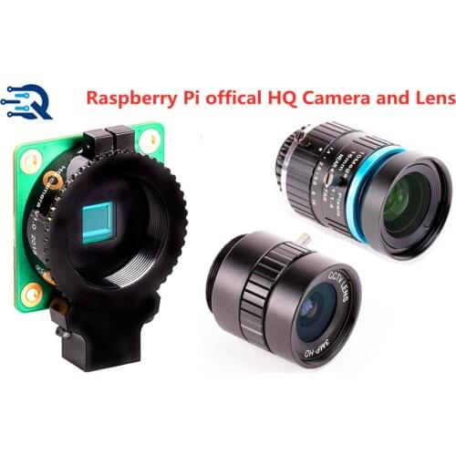 RPI-HQ-CAMERA - High Quality Camera, Raspberry Pi, 12.3 MP, RAW12/10/8 and COMP8 Output, 12.5 mm to 22.4 mm Focus