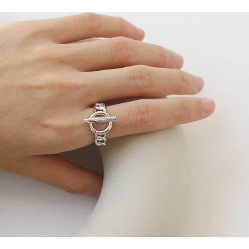 High Quality Zircon Micro Inlay Design Open Adjustable Ring Female Japanese And Korean Fashion Light Luxury Exquisite Jewelry