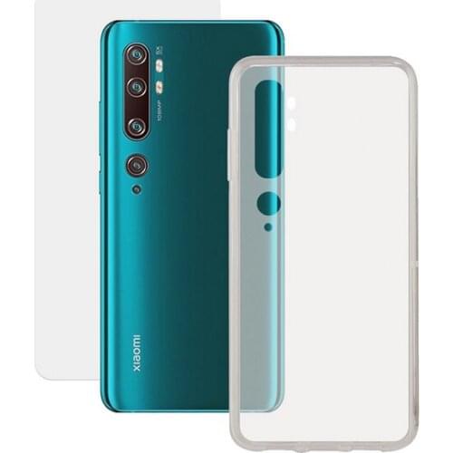 Tempered Glass Mobile Screen Protector + Mobile Case Xiaomi Mi 10 Contact