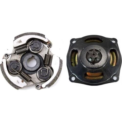 25H 7T Gear Box Drum Clutch Pad Kit Bell Housing 43cc 47cc 49cc Pocket Dirt Bike Mini Quad Parts for A Motorized Bicycle