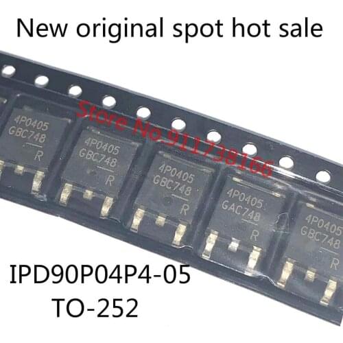 10PCS/LOT New original 4P0405 IPD90P04P4-05 40V 90A TO-252 MOS field effect tube