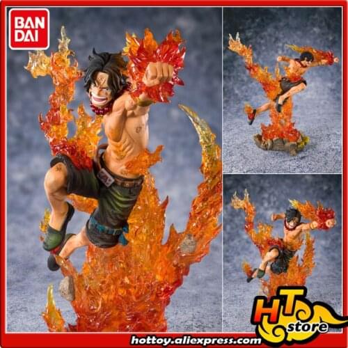 100% Original BANDAI SPIRITS Tamashii Nations Figuarts ZERO Collection Figure - Portgas D. Ace From "ONE PIECE"