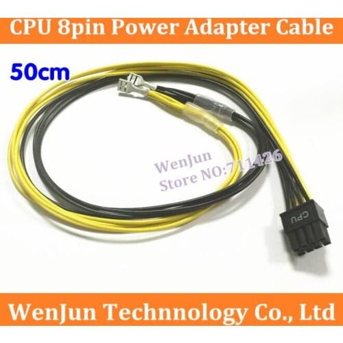 100PCS DHL / EMS Free Shipping CPU 8pin 8-pin Power Adapter Cable for Server High Quality CPU 8P Extension Cable