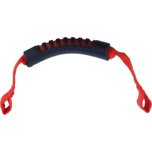 2 Pieces Rear Back Seat Grip Roll Bar Headrest Grab Handle Hook for Jeep Wrangler