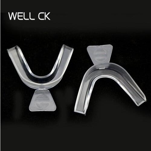 2 Pcs/Set Dental Whitening Trays Mouthguard Thermoforming Bleaching Tooth Whitener Mouth Guard Teeth Care Oral Hygiene