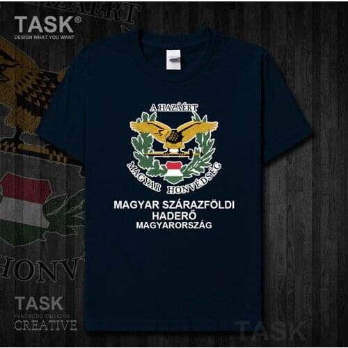 Army Hungary Hungarian HUN HU country clothes Short sleeve new Tops t shirt Military Tactical Fashion summer cotton sports 01