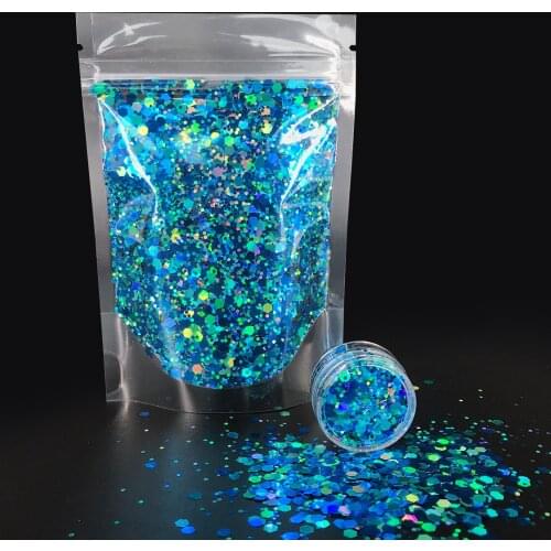 Nail Art Glitter 3d Holographic Sequins Nail Design Decoracion Uñas Manicure Glitter 50g Nails Accesorios Дизайн Ногтей