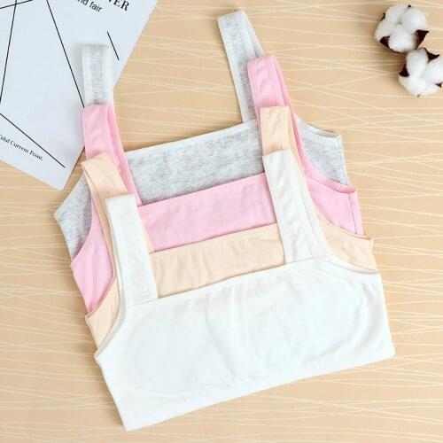 Girls' development vest, student bra, no steel ring, girl cotton underwear 8-16 teen bras