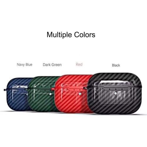 For Airpods Pro Case Wireless Bluetooth Headset for apple airpods pro Case Cover Earphone Carbon Fiber Protection Case