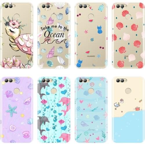 Phone Case For Huawei Nova 3 3I 3E 2i 2 Lite Plus Silicone Soft Turtle Ocean Sea Back Cover For Huawei Nova Smart Lite 2017 Case