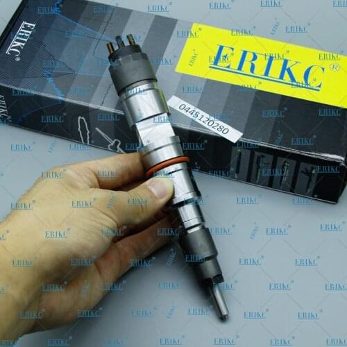 ERIKC 0445120280 Spare Parts Common Rail Injection 0445 120 280 Nozzle DLLA150P2424 Excavator Injector 0 445 120 280 for Wolf