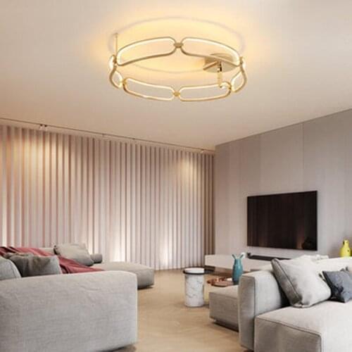 Creative personality led bedroom lamp Nordic ceiling lamp post modern minimalist art light luxury lamp living room lamp