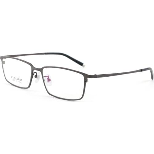 Mens Glasses Pure Titanium Full Frame High Quality Prescription Glasses Frame Metal Glasses Frame Titanium Plate Retro