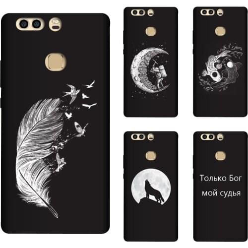 Soft Silicone TPU 5.5 inches For Huawei P9 Plus Case Cover Painting Matte Phone Cases For Huawei P9 Plus VIE-L29 VIE-L09 Funda