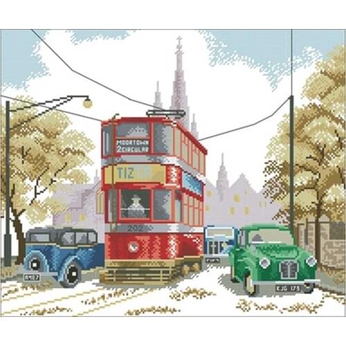 Days gone by scenery patterns Counted Cross Stitch 11CT 14CT 18CT DIY Chinese Cross Stitch Kits Embroidery Needlework Set